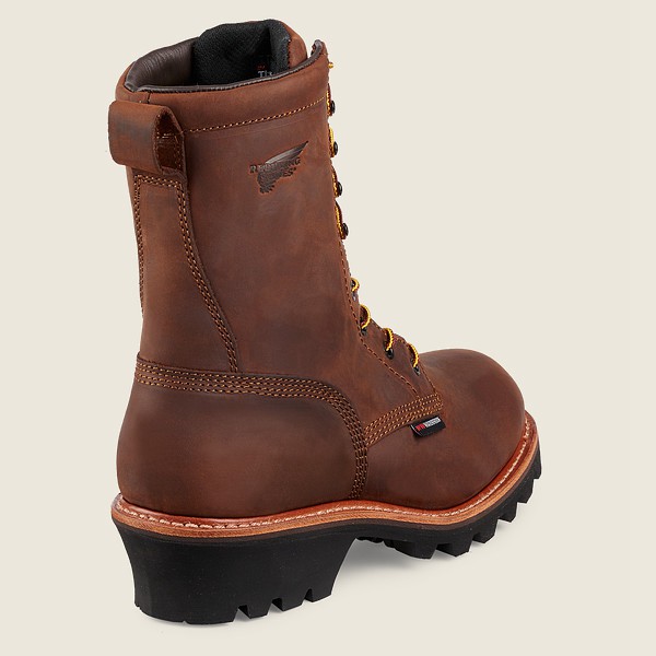 Safety Støvler Herre - Red Wing Loggermax - 9-Inch Insulated Waterproof Toe - Brune - VNJBYZ-758